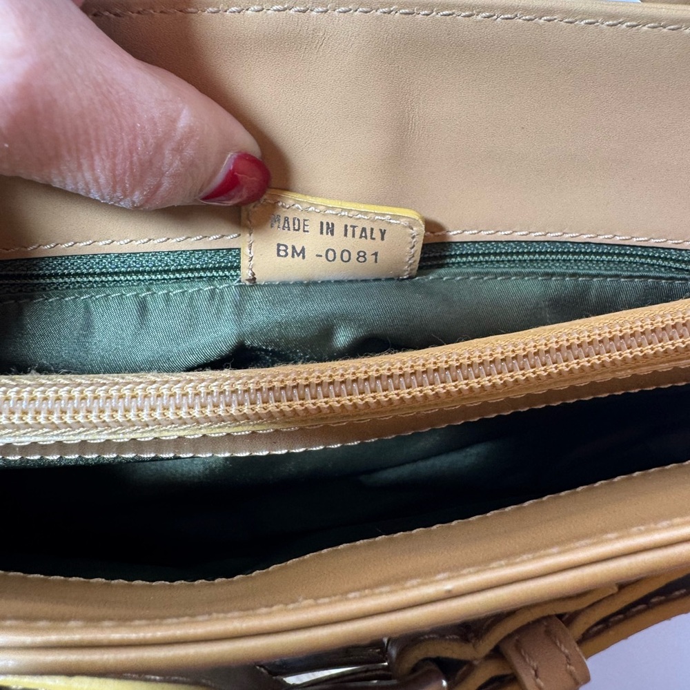 Dior Beige and Green Canvas Bag - Picture 12 of 13